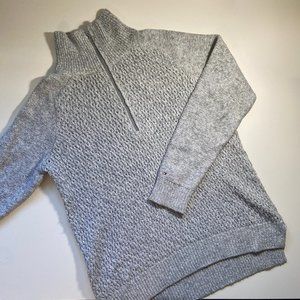Tommy Hilfiger Grey Knit Zip Sweater